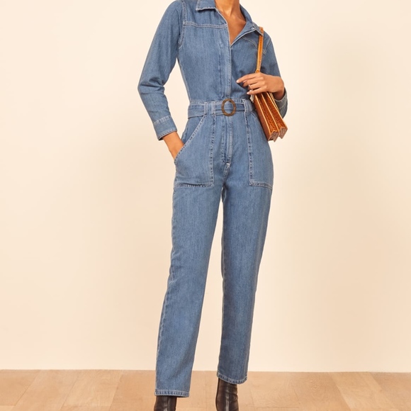 Reformation Pants - Reformation Rex Boiler Denim Jumpsuit (New)